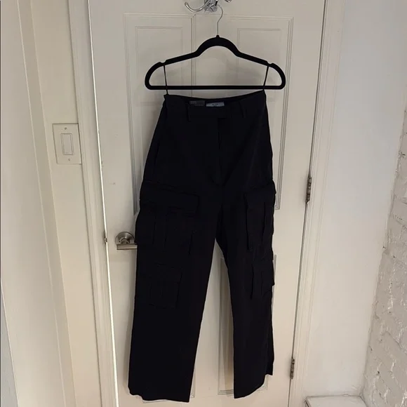 Prada Black Cargo Pants Straight-Leg - Picture 1 of 4